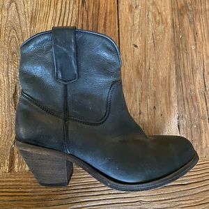 Corral Black Leather Boots